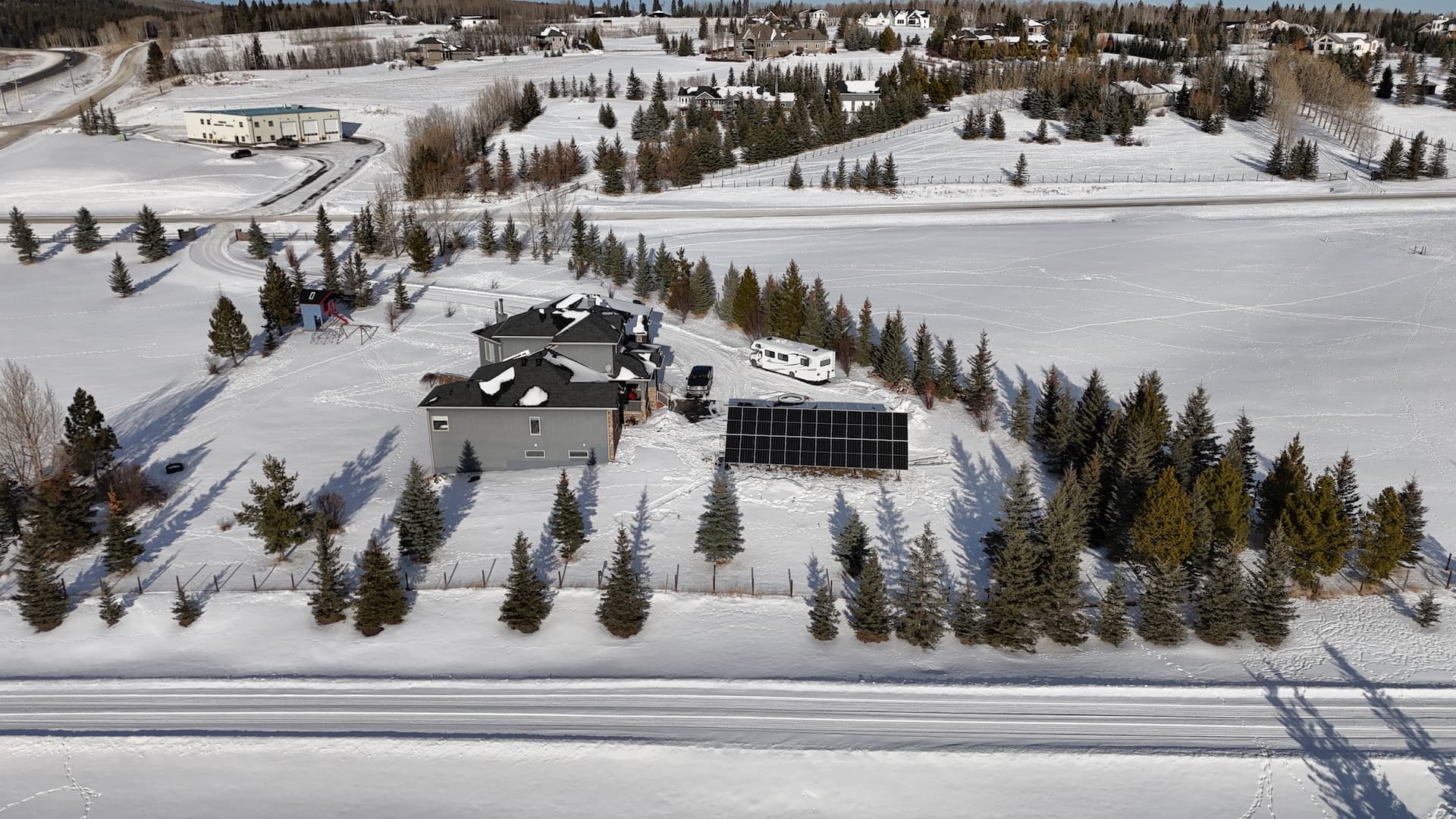 Priddis Acreage Ground Mount